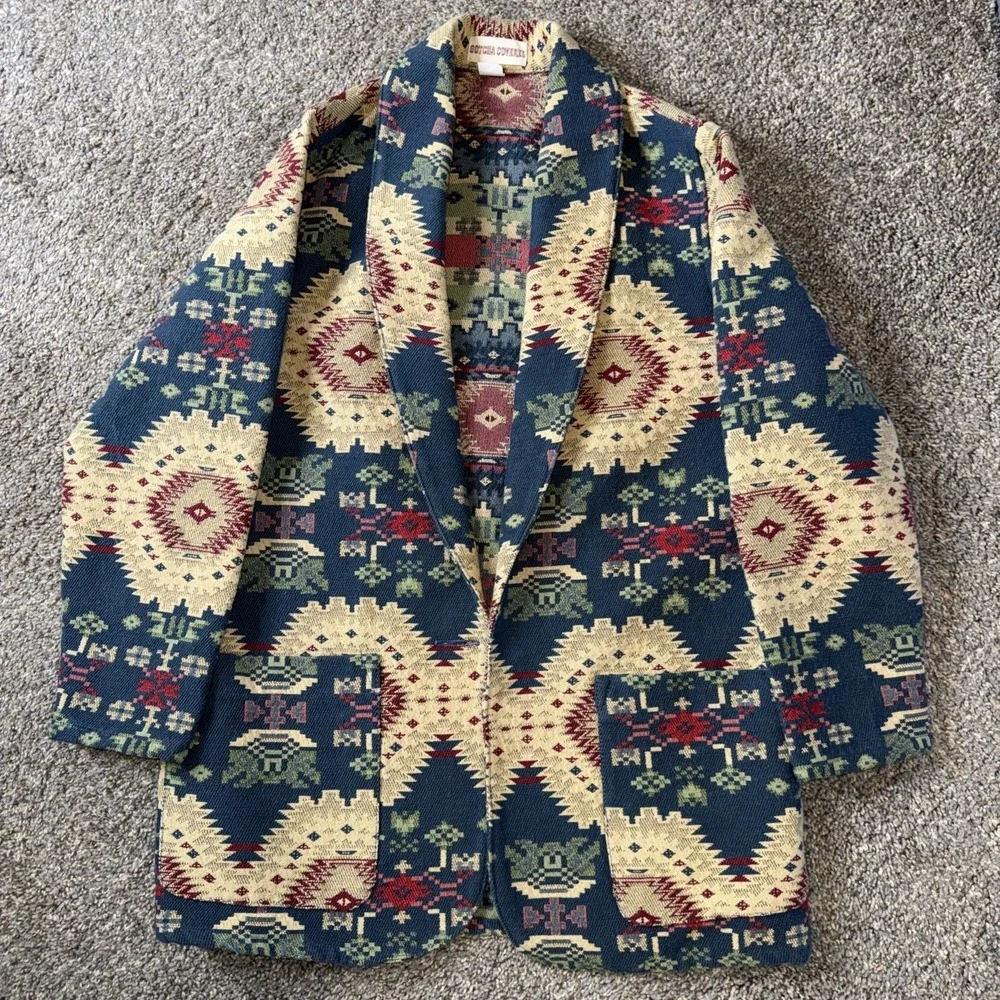 Gotcha Covered‎ Women's Jacket With Southwest Aztec Pattern Size L